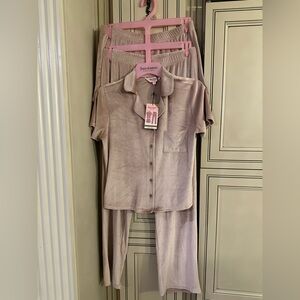 Juicy Couture Tan Pajama Set